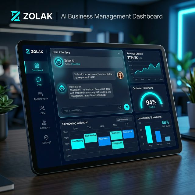 Zolak AI Akıllı Yönetim Paneli